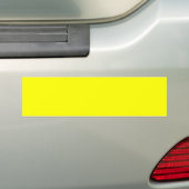 EZ-C Bright Yellow Sign Template/ Bumper Sticker (On Car)