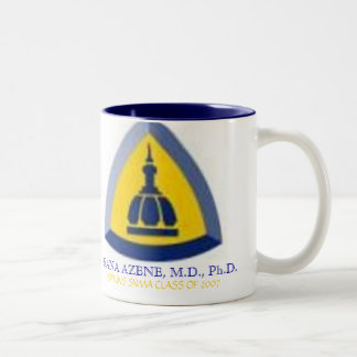 EZANA AZENE, M.D., Ph.D., HOPKINS SNMA CLASS OF... Two-Tone Coffee Mug