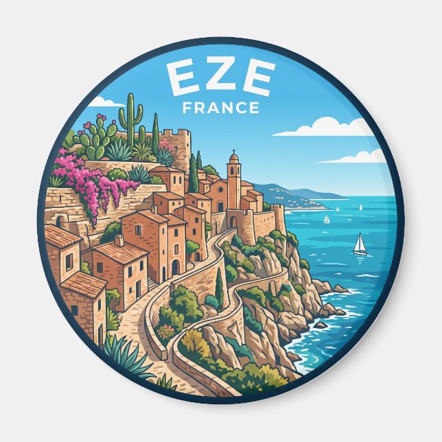 Eze France Magnet (Front)