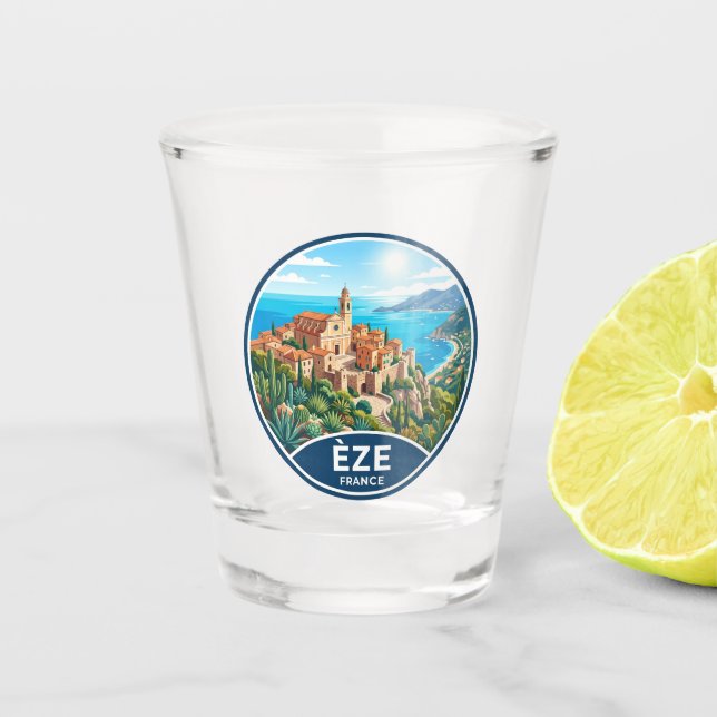 Eze France Shot Glass (Front)