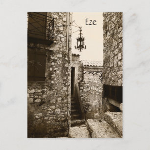 Eze, Provence, a quiet street postcard