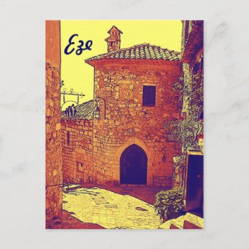 Eze  Provence Postcard by myworldtravels at Zazzle