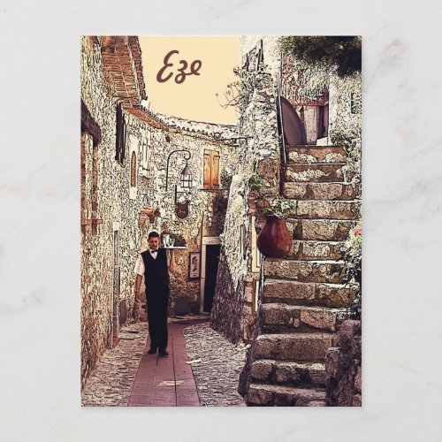 Eze Provence Postcard