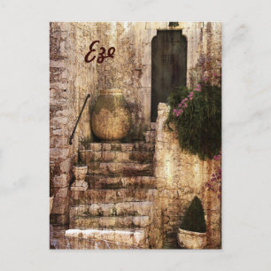 Eze, Provence postcard