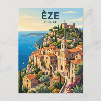 Èze Village France Postcard