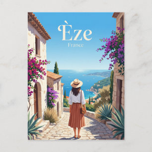 Èze Village France Postcard