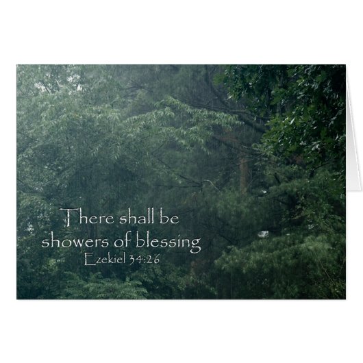 Ezekiel 34:26 There shall be showers of blessing. (Front Horizontal)