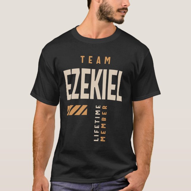 Ezekiel Personalized Name - Funny Ezekiel T-Shirt (Front)