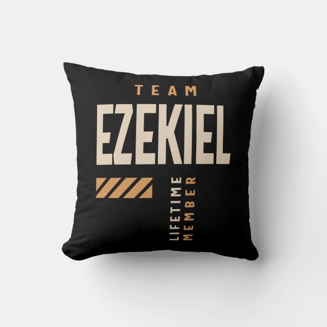 Ezekiel Personalized Name - Funny Ezekiel Throw Pillow (Front)
