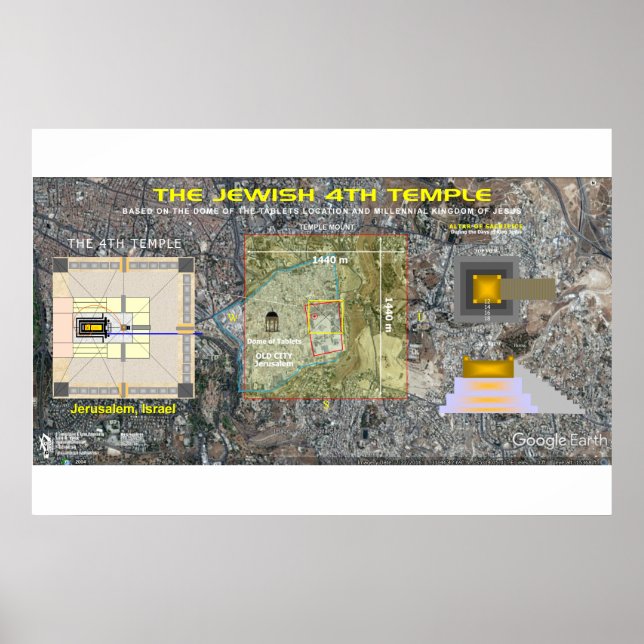 Ezekiel's 4th Temple-2 Poster (Front)