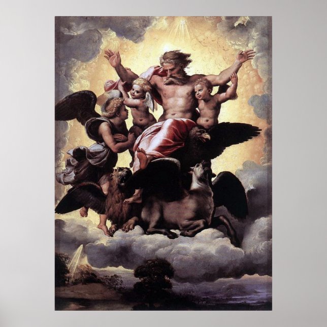 Ezekiel's Vision - Raphael - c1518 Poster (Front)
