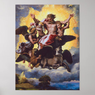 Ezekiel's Vision   Raphael   Poster