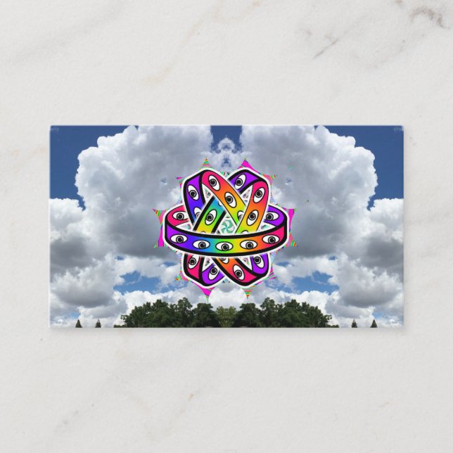 Ezekiel's wheel ( Add Words) Business Card (Front)