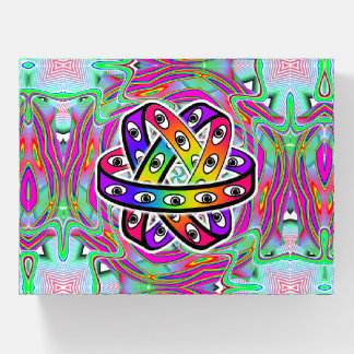 Ezekiel's Wheel Glass Paperweight