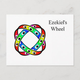 Ezekiel's wheel (you may change the words) postcard