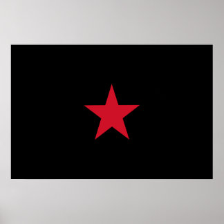 Ezln, Colombia flag Poster