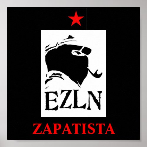 ezln zapatista poster
