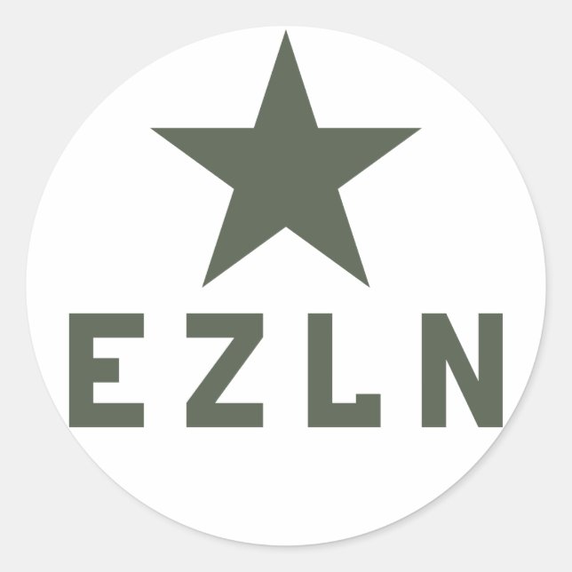 EZLN Zapatista Sticker (Front)