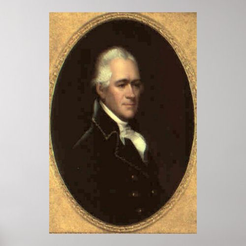 Ezra Ames  Alexander Hamilton  Poster