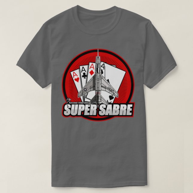 F100 Super Sabre  (2)  T-Shirt (Design Front)