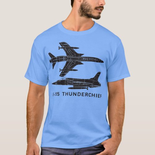 F105 Thunderchief FighterBomber Plane  T_Shirt