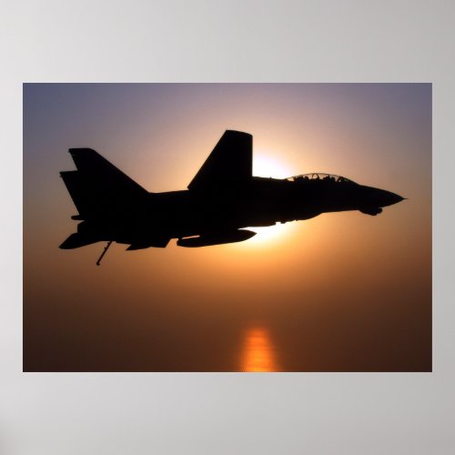 F14 On Sunset Patrol Poster