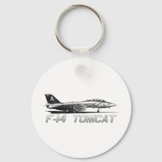 F14 Tomcat VF-103 Jolly Rogers - drawing Keychain