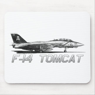 F14 Tomcat VF-103 Jolly Rogers - drawing Mouse Pad