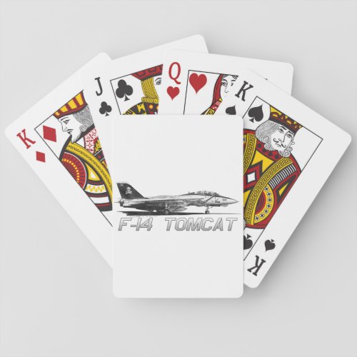 F14 Tomcat VF_103 Jolly Rogers _ drawing Playing Cards