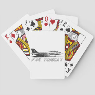 F14 Tomcat VF-103 Jolly Rogers - drawing Poker Cards