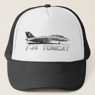 F14 Tomcat VF-103 Jolly Rogers - drawing Trucker Hat