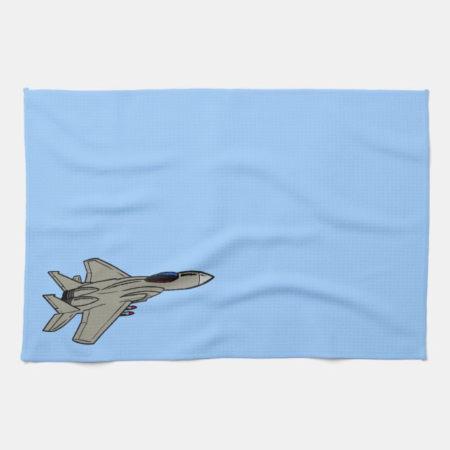 F15 Fighter Design Towel (Horizontal)