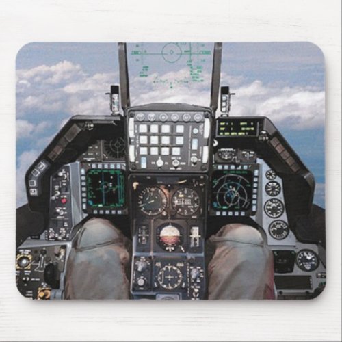 f16 cockpit mouse pad