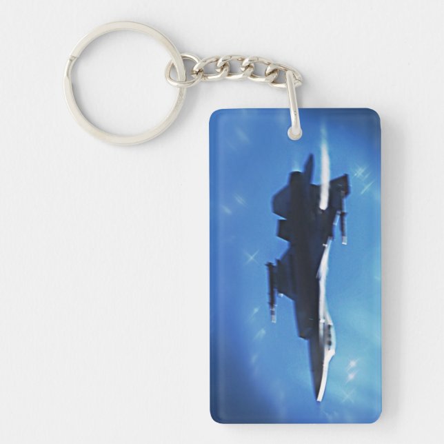 F16 Falcon Fighter Jet Keychain (Front)