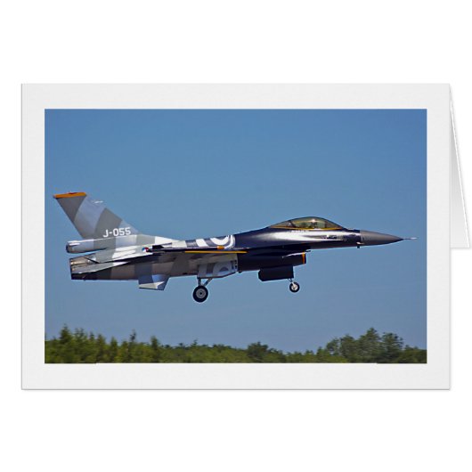F16 Fighting Falcon Cards (Front Horizontal)