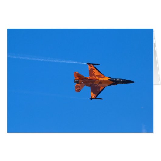 F16 Fighting Falcon Cards (Front Horizontal)