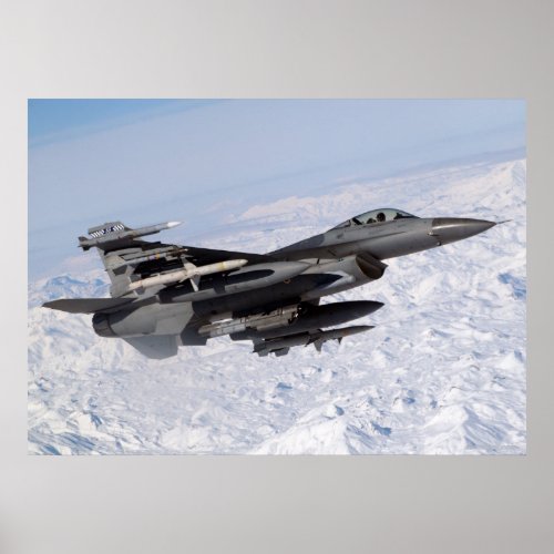 F16 on Northern Watch Poster