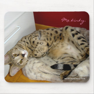 F1 Savannah Cat kinky Mousepad