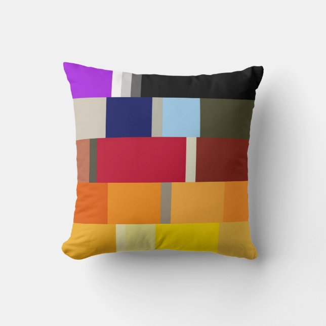 F1V3 P423TT35 (FIVE PALLETTES) THROW PILLOW (Front)