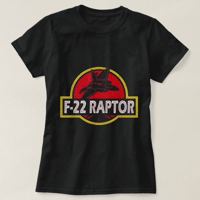 F22 Raptor Fighter Jet Pilot Airplane 4th of July  T-Shirt (Design Front)