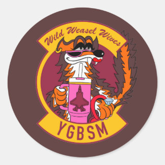 F35 Wild Weasel Wives Sticker
