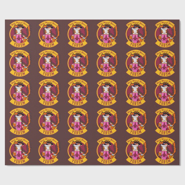 F35 Wild Weasel Wives Wrapping Paper (Flat)