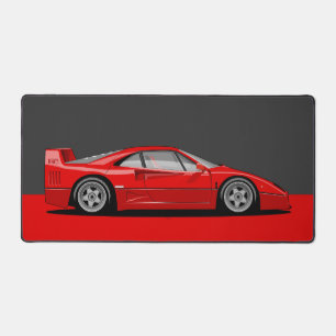 F40 Classic holy trinity car Desk Mat