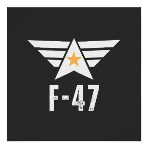 f47 aircraft sixth generation poster