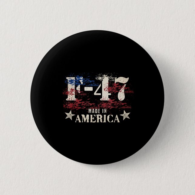F47 Fighter Jet F-47 Aircraft  Button (Front)