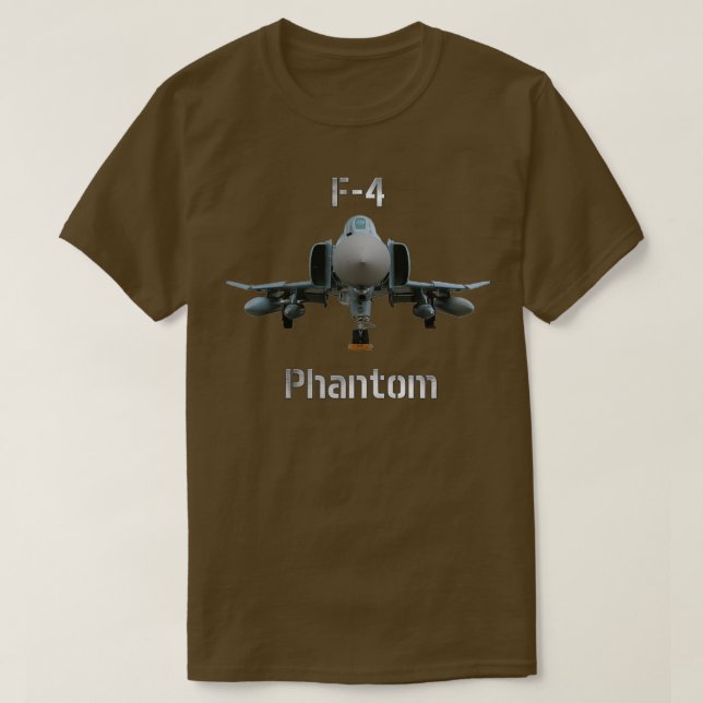 F4 Phantom fighter jet interceptor  T-Shirt (Design Front)