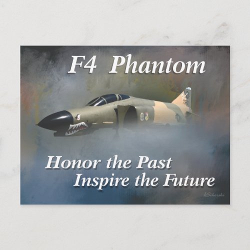 F4 Phantom  post card