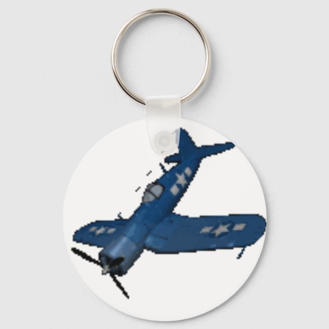 F4U4 CORSAIR IN A DIVE KEYCHAIN (Front)