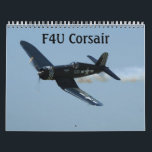 F4U Corsair  Calendar<br><div class="desc">Calendar featuring monthly images of F4U Corsair fighter aircraft. The F4U Corsair is a legendary American fighter aircraft with a storied history that dates back to World War II. Its most distinctive feature was its inverted gull-wing design, which allowed for a large propeller and landing gear while still providing the...</div>
