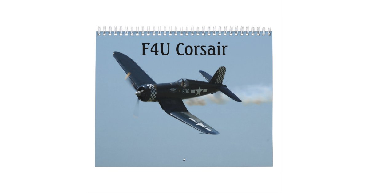 F4U Corsair Calendar Zazzle